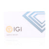 0.16 Ct. IGI Certified Natural Diamond 18k White Gold Loop Ring For Women - view 7