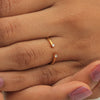 0.35 Ct. IGI Certified Natural Diamond 18k Yellow Gold Stackable Ring Set of 3 - view 12