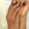 0.41 Ct. IGI Certified Natural Diamond 18k Rose Gold Butterfly Ring For Gift - view 5