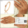 0.41 Ct. IGI Certified Natural Diamond 18k Rose Gold Butterfly Ring For Gift - view 8