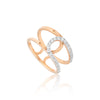0.33 Ct. IGI Natural Diamond Rose Gold Open Band Ring in 18K for Women Gift - view 5