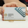 0.17 Ct. IGI Certified Natural Diamond 18k Yellow Gold Bar Ring For Girl Gift - view 11