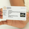 0.39 Ct. IGI Certified Natural Diamond 18k Yellow Gold Infinity Ring For Wife - view 7
