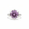 Certified 3ct VVS1 Shiny Pink Moissanite Ring in Jewelry for Love 18K Gold Plated V 18K Gold Plated