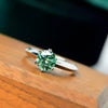 Certified 1.99ct VS1 Blue Moissanite Ring Jewelry for Women Gift 18K Gold Plated Ve 18K Gold Plated