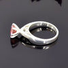 Certified 1.80ct VS1 Round Moissanite Ring for Women in 18K Gold Plated