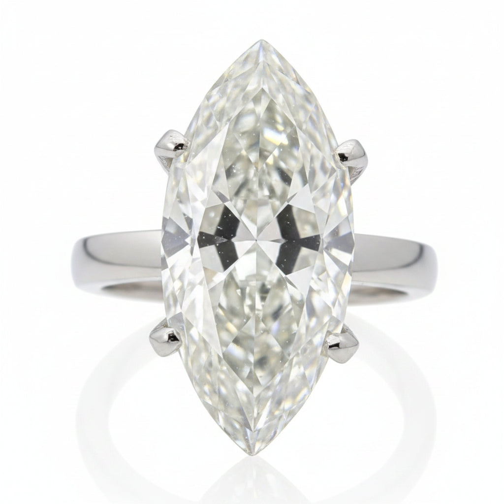 Black Friday! Certified 7.5ct VS White Moissanite Ring for Love 18K Gold Plated Ver 18K Gold Plated