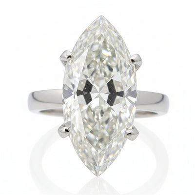 Black Friday! Certified 7.5ct VS White Moissanite Ring for Love 18K Gold Plated Ver 18K Gold Plated