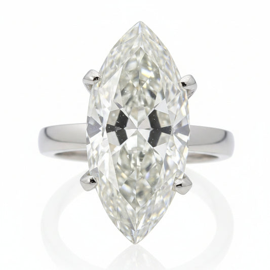 Black Friday! Certified 7.5ct VS White Moissanite Ring for Love 18K Gold Plated Ver 18K Gold Plated