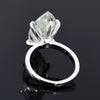 Black Friday! Certified 7.5ct VS White Moissanite Ring for Love 18K Gold Plated Ver 18K Gold Plated