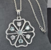 3.5Ct Certified Round Cut Moissanite Solitaire Pendant In Gold Vermeil - GEMHUB & CO.