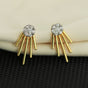 Natural Diamond 0.19 Ct. Stud Earrings in 18K Yellow Gold IGI Certified
