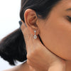 18K Yellow Gold Diamond Stud Earrings with 0.39 Ct. IGI Certified