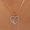 Delicate 0.82 Ct Diamond Necklace Pendant 18K Gold IGI Certified Jewelry