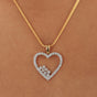 Delicate 0.82 Ct Diamond Necklace Pendant 18K Gold IGI Certified Jewelry