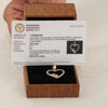 Delicate 0.82 Ct Diamond Necklace Pendant 18K Gold IGI Certified Jewelry - view 6