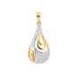 0.59ct Natural Diamond Pendant Necklace