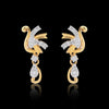 IGI Certified 0.28 Ct Diamond Stud Earrings G-H VS Brilliant Cut Tops