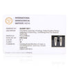 0.55 Ct Round Diamond Stud Earrings IGI Certified H-I VS 18K Gold Jewelry