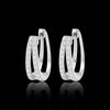 0.55 Ct Round Diamond Stud Earrings IGI Certified H-I VS 18K Gold Jewelry