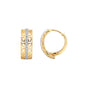 0.23 Ct Natural Diamond Stud Tops IGI Certified G-H VS 18K Gold Gift Jewelry