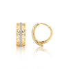 0.23 Ct Diamond Stud Tops IGI Certified G-H VS 18K Gold Gift Jewelry