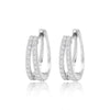 0.55 Ct Round Diamond Stud Earrings IGI Certified H-I VS 18K Gold Jewelry