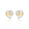 Classic Jewelry 0.56 Ct Round Diamond Earrings IGI Certified SI2-I1 18K Gold