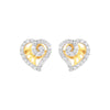 Classic Jewelry 0.56 Ct Round Diamond Earrings IGI Certified SI2-I1 18K Gold