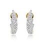 0.43 Ct Brilliant Cut Natural Diamond Stud Earrings IGI Certified G-H VS 18K Gold