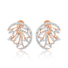 1.45 Ct Natural Diamond Stud Earrings IGI Certified H-I VS Round Brilliant Tops