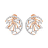 1.45 Ct Natural Diamond Stud Earrings IGI Certified H-I VS Round Brilliant Tops