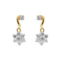 IGI Certified 1.09 Ct Round Natural Diamond Earrings H-I VS Premium Stud Tops