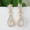 Certified 18K Yellow Gold Diamond Stud Earrings 0.90 Ct. for Women