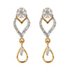 0.46 Ct Brilliant Diamond Stud Earrings 18K Gold IGI Certified H-I SI