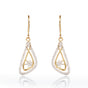 0.67 ct IGI Certified 18K Yellow Gold Stud Earrings with Natural Diamond