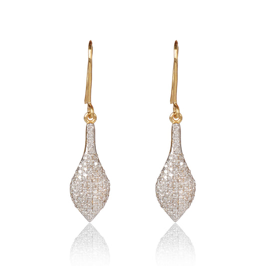 IGI Certified 0.72 Ct. Natural Diamond Earrings in 18K Gold For women