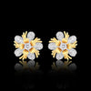 IGI Certified 0.47 Ct Diamond Stud Earrings G-H VS Brilliant Cut Tops