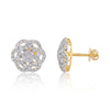 Stunning 1.12 Ct Diamond Stud Earrings IGI Certified G-H VS 18K Gold Gift