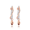 Premium 0.44 Ct Natural Diamond Stud Earrings IGI Certified G-H VS 18K Gold