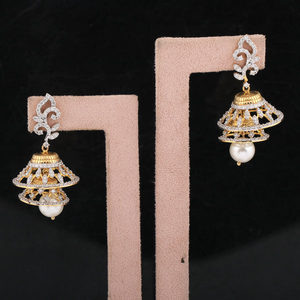 Luxury 2.67 Ct Natural Diamond Stud Earrings IGI Certified H-I VS 18K Gold
