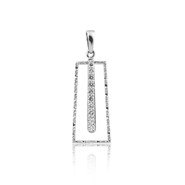 IGI Certified Natural Diamond Pendant 0.38 Ct 18K Gold Luxury Jewelry For Women - view 3