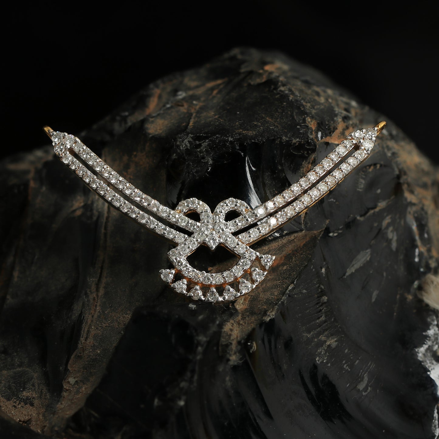 Natural IGI Certified 1.03 Ct Diamond Pendant in 18K Gold Fine Jewelry