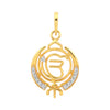 0.15 Ct IGI Certified Natural Diamond  Pendant in 18K Gold Jewelry For Women