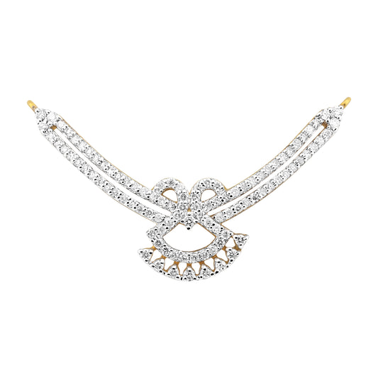 Natural IGI Certified 1.03 Ct Diamond Pendant in 18K Gold Fine Jewelry