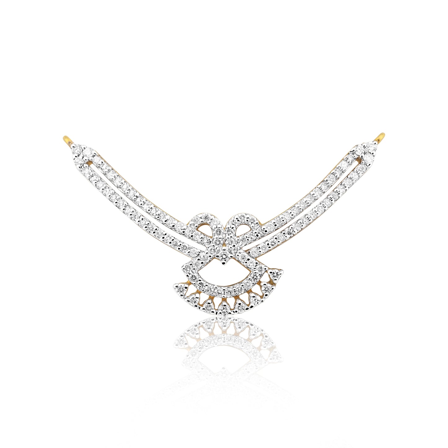 Natural IGI Certified 1.03 Ct Diamond Pendant in 18K Gold Fine Jewelry