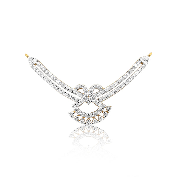 Natural IGI Certified 1.03 Ct Diamond Pendant in 18K Gold Fine Jewelry