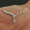 0.77 Ct IGI Certified Natural Diamond Elegant Pendant in 18K Gold Jewelry - view 5