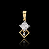 Classic 18K Gold Pendant 0.39 Ct IGI Certified Natural Diamond Jewellry - view 3