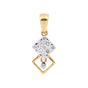 Classic 18K Gold Pendant 0.39 Ct IGI Certified Natural Diamond Jewellry
